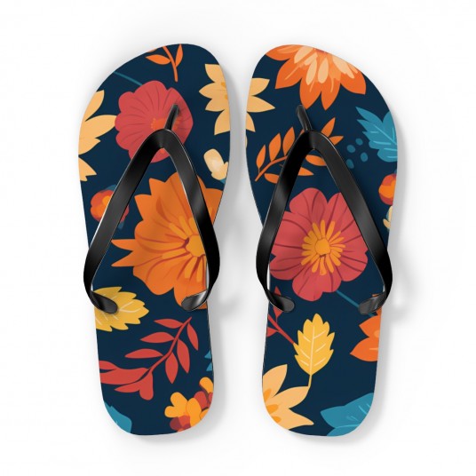 Autumn flip flops