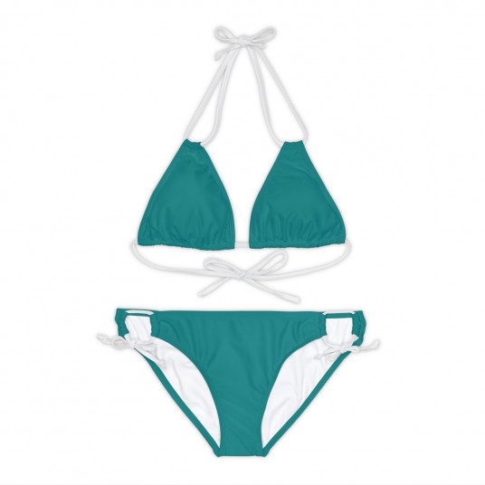 Teal bikinis