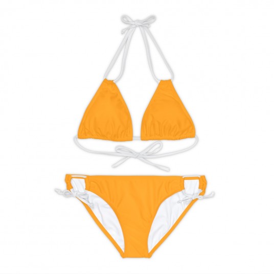 Tangerine bikinis