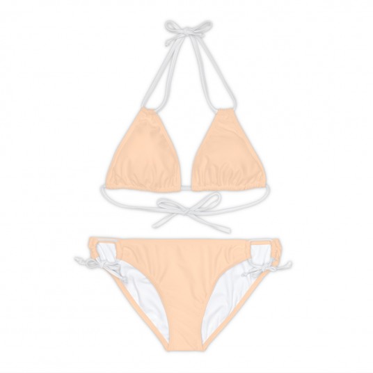 Peach bikinis