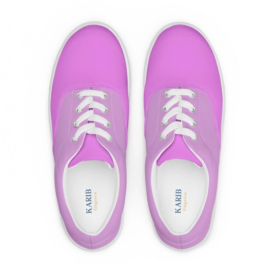 Violet Plum Women’s lace-up canvas shoes