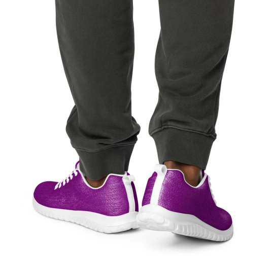 Bold Purple Men’s athletic shoes