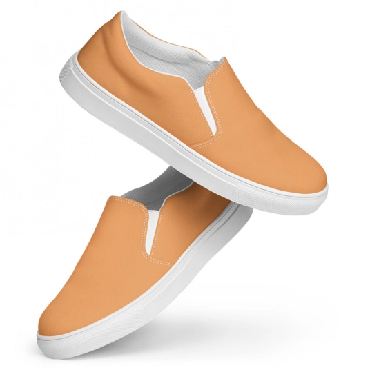 Sandy Brown Women’s slip-on canvas shoes