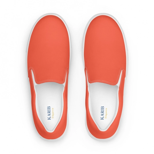 Rolling Red Men’s slip-on canvas shoes
