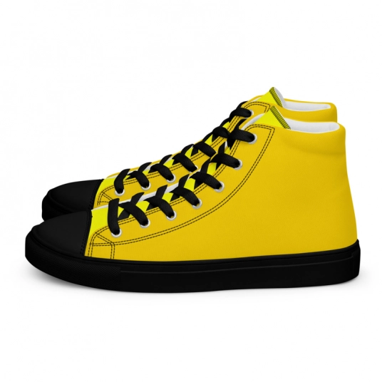 Sunshine Splash Women’s high top canvas shoes