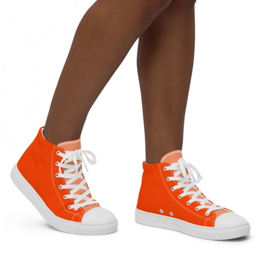 Coral Reef Women’s high top canvas shoes