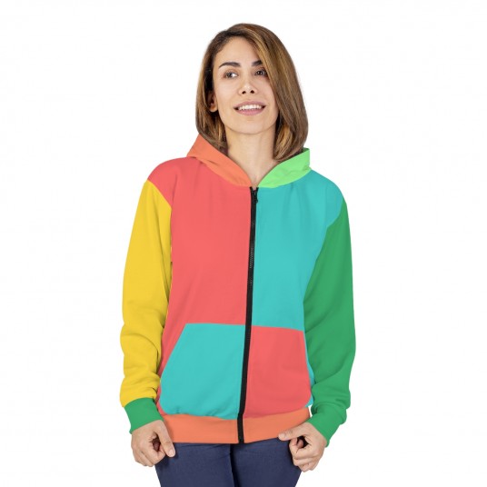 Tropical Paradise Zip Hoodie