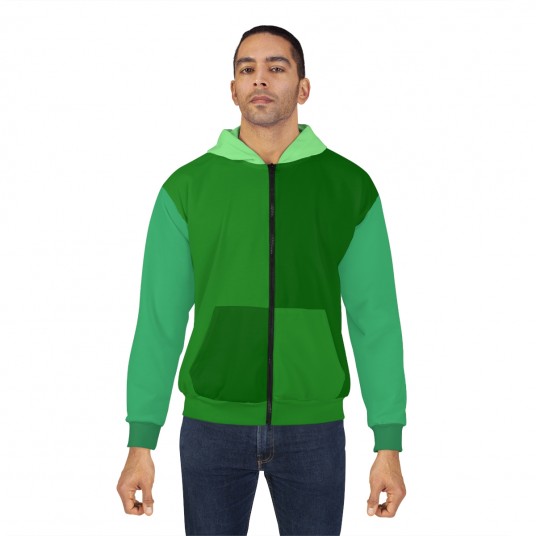 Evergreen Zip Hoodie  AOP