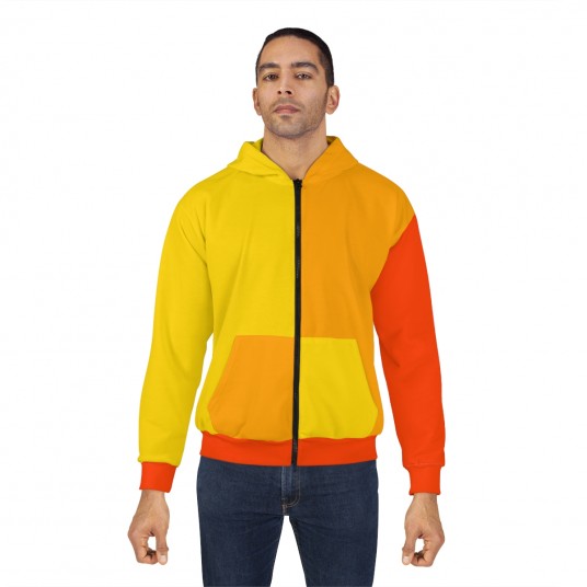 Sunset Horizon Zip Hoodie  AOP