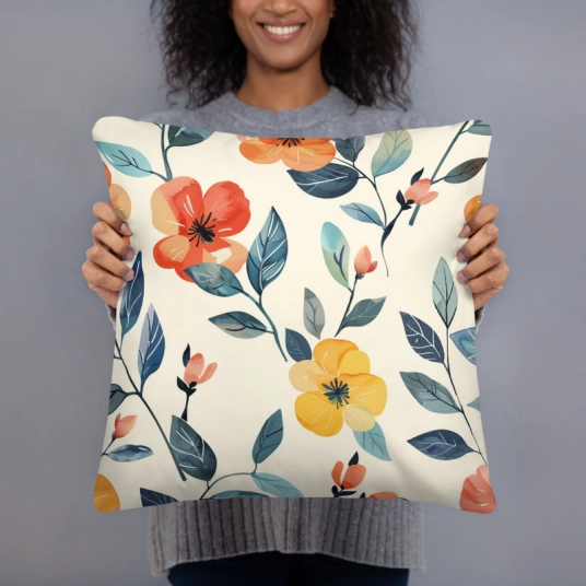 Flower Escape Comfort Pillow