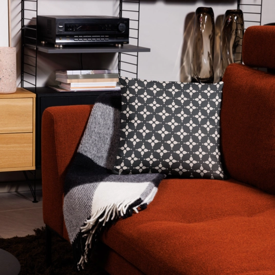 Black Sparkling Diamond Pillow