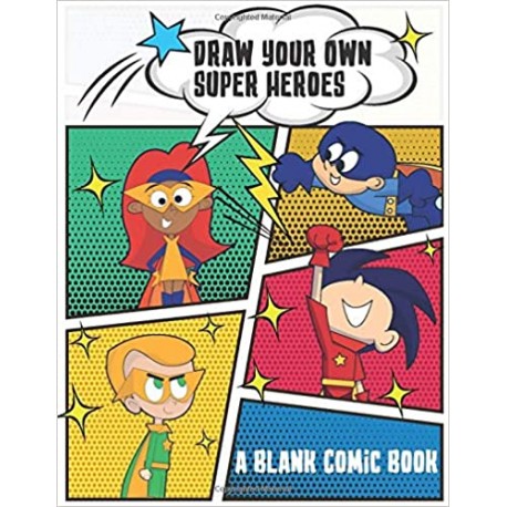 Blank Comic Book For Kids: