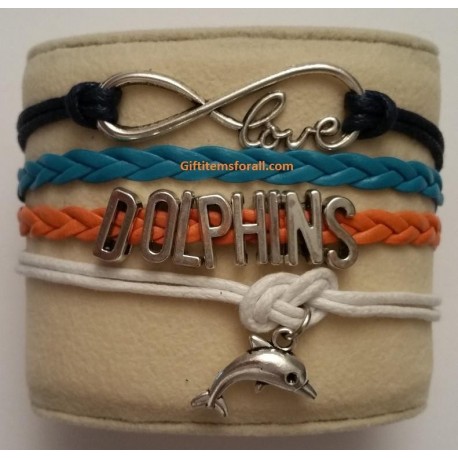 Miami Dolphins Bracelet