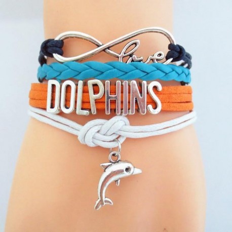 Miami Dolphins Bracelet  Clearance