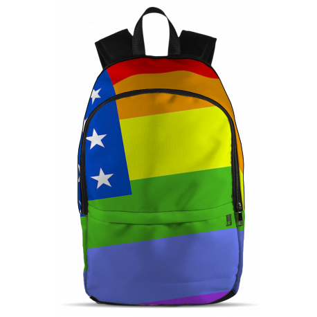 Gay Pride USA Flag Backpack