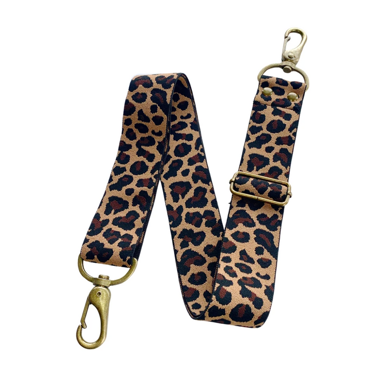 bag strap leopard