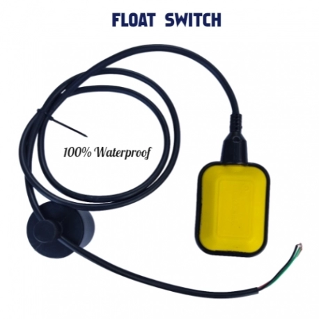 250V Float Switch For Water Level Controller 5A Current 2 Meter Length | Water-Proof | Rust-Proof