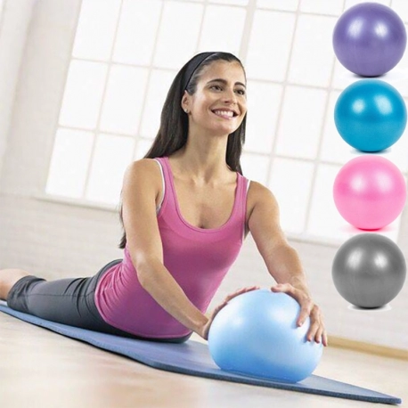 Sports PVC Yoga Ball 25cm Pilates Fitness Gym Balance Fitball Exercise Explosion proof Indoor Trainer Crossfit Pilates Ball|Yoga