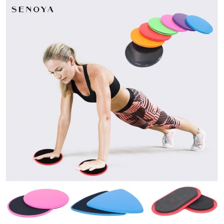 Pilates Slider Disc Exercise Sliding Plate Abdominal Core Training Exercise Strength Training Equipment Yoga Gym Gliding Discs|A