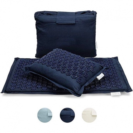 Nature Linen Coconut palm Massage Yoga mat sport pillow mat with bag Lotus Spike Acupressure Mat Cushion|Yoga Mats|