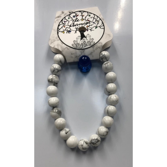 HOWLITE CRYSTAL BRACELET