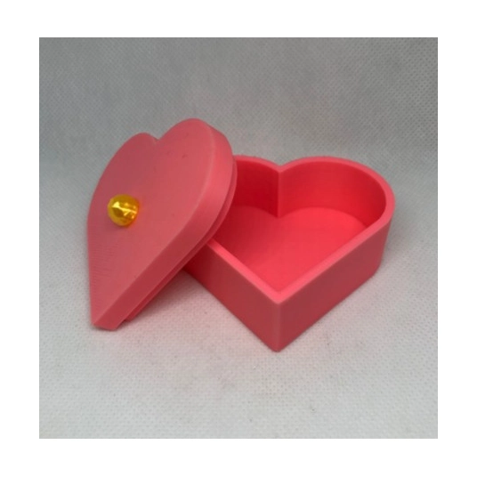 3D PRINTED HEART CONTAINER PINK