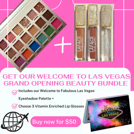 Welcome to Fabulous Las Vegas Eyeshadow Palette and Vitamin Enriched Lux Lipgloss Collection