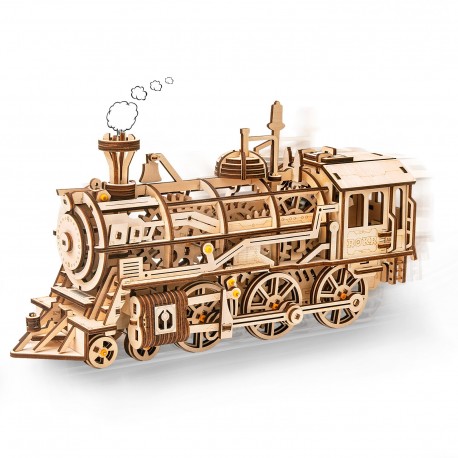 3D Wooden Puzzle | Prime Steam Express | Fun DIY 308 PCS Wooden Assembly Kit