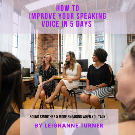 How To Improve Your Speaking Voice In 5 Days COURSE
