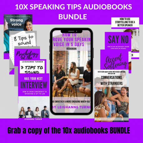 Speaking Tips 10x Audiobook Bundle