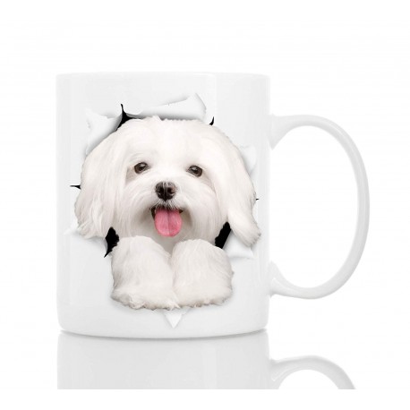 Cute Maltese Dog 11oz Coffee Mug