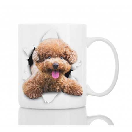 Cute Brown Poodle Dog 11oz  Mug
