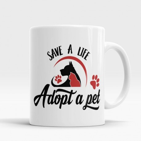 Adopt a Pet Dog Mug