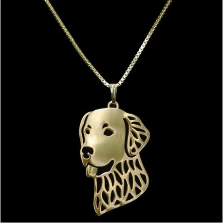 Golden Retriever Dog Pendant Necklace