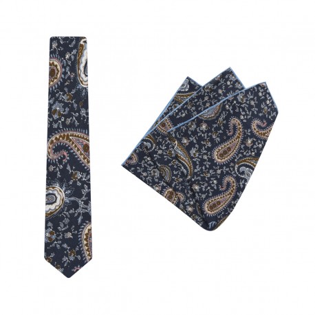 Tie + Pocket Square Set, Vintage