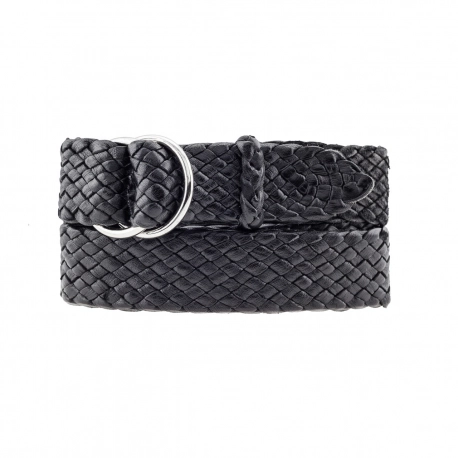 Queenslander Kangaroo Plaited Mens Ring Belt - 35mm (1 3⁄8