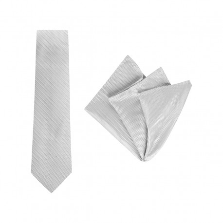 Tie + Pocket Square Set, Carbon