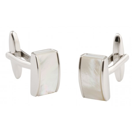 Rectangle Mother of Pearl Cufflinks
