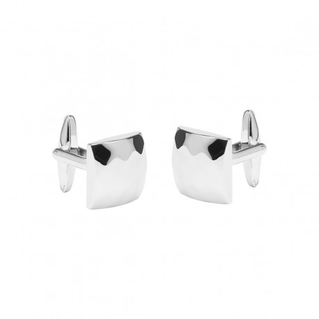 Square Nickel Brushed Cufflinks