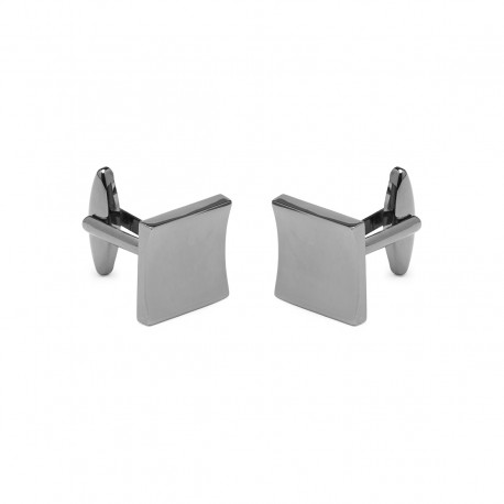 Square Gunmetal Cufflinks