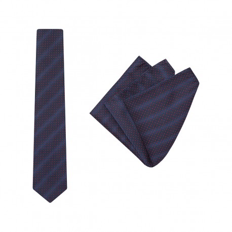 Tie + Pocket Square Set, Speck