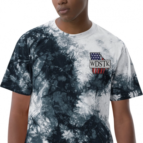 WDSTK Georgia U.S.A. Oversized tie-dye t-shirt