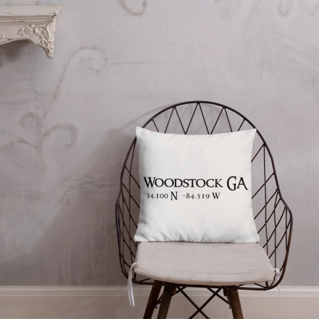 Woodstock GA gps Pillow