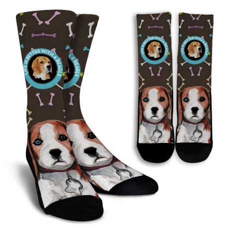 Beagle Crew Socks