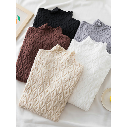 Cashmere Turtleneck Women Sweaters Autumn Winter Warm Pullover Slim Tops Knitted Sweater Jumper Soft Pull Female
