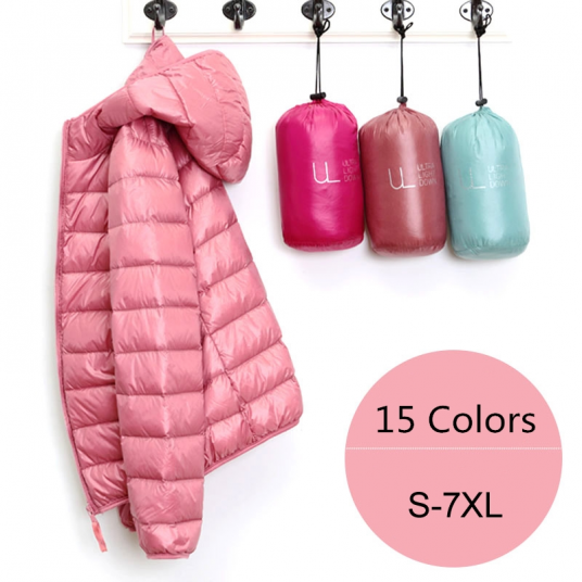 Women Puffer Jacket 15 Colors Plus Size 5XL 6XL 7XL