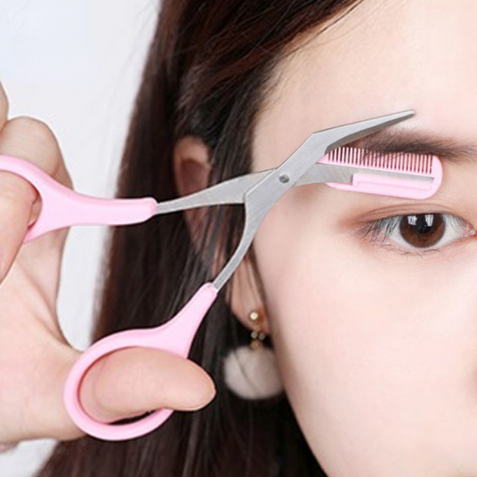 Eyebrow Trimmer Scissor Beauty Products for Women