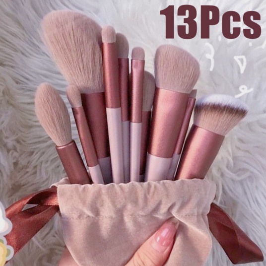 13Pcs Makeup Brush Concealer Brush Blush Powder Brush Eye Shadow Highlighter Foundation