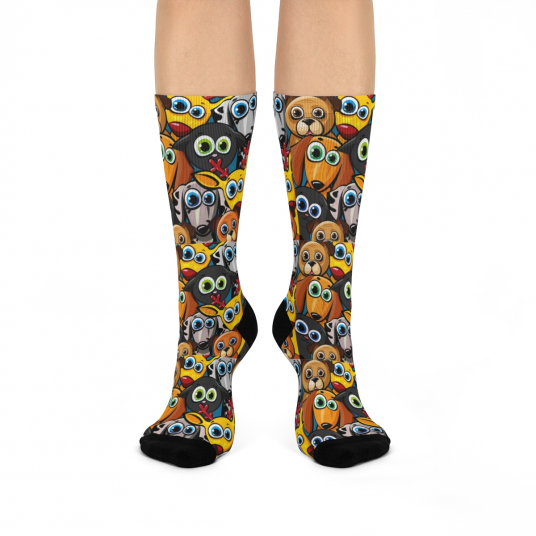 Maddog Stylz Paws & Pals - Cushioned Crew Socks for Pet Lovers