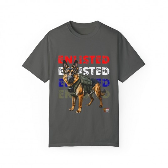 German Shepherd  Enlisted  Unisex T-shirt